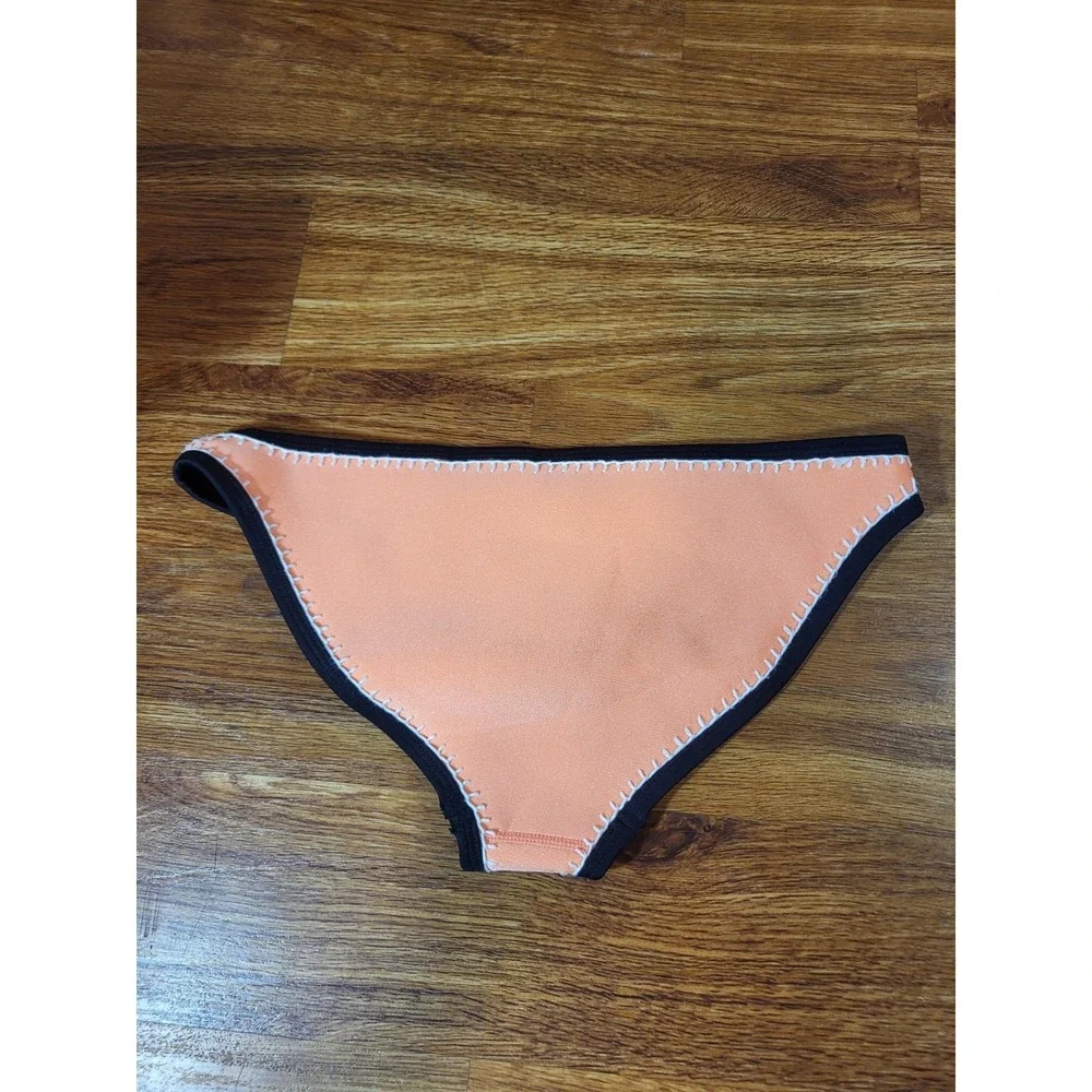 Triangl swimwear orange neoprene bikini‎ bottoms size XS